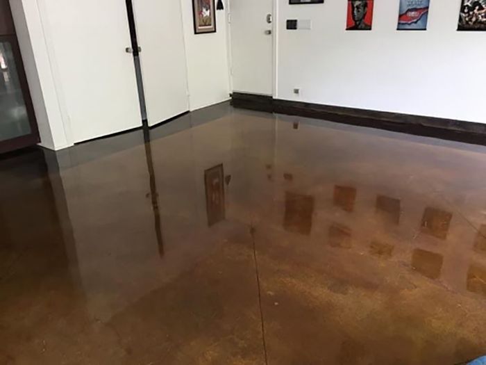 Prescott Epoxy concrete staining